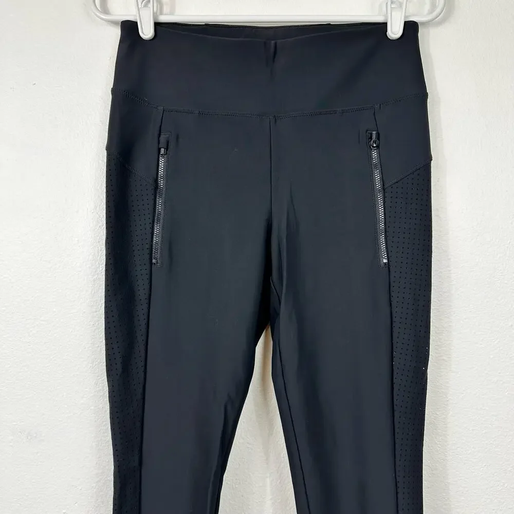 Athleta Stellar Crop Pant Black Size Small Athletic